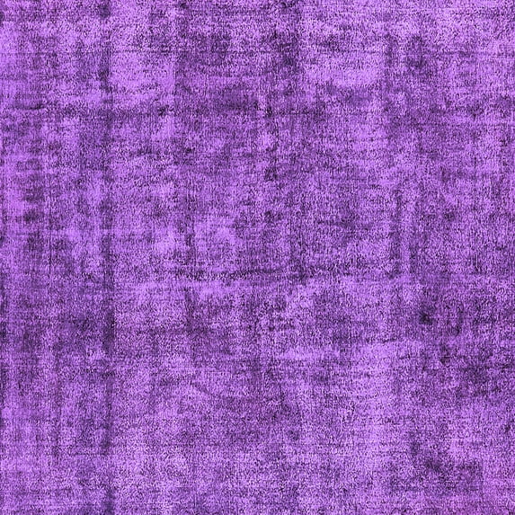 Ahgly Company Indoor Square Oriental Purple Industrial Area Rugs, 6' Square