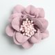 thumbnail image 4 of 10 cabezas de flores de camelia de simulación DIY para decoración de accesorios para el cabello de 4,5 cm Luz púrpura, 4 of 9