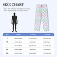 thumbnail image 4 of Pofeuu Colorful Checkerboard Print Men's Pajama Pants, Soft Lounge Pajama Pants with big pockets for Men Plaid Pj Bottoms-X-Large, 4 of 6