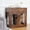 Medium size, variant on Acekid Dog Crate Furniture with Cushion, Wooden Dog Crate Table, 2 Drawer, 3-Door Dog House for Indoor, End Table Dog Cage