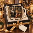 Ceramic Mug Tuxedo Gentleman Art Deco Midnight Celebration for New Year ...