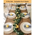 thumbnail image 4 of 15 Inch Round Placemats Set of 6, Khaki Boho Non Slip Heat Insulation PP Table Mats, Middle Century Modern Abstract Art Washable Place Mats for Kitchen Dining Party Table Decor, 4 of 7
