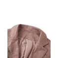 thumbnail image 5 of Gzhioc Women Short Fringed Jacket 90s Vintage Lapel Open Front Suede Leather Crop Tassel Tops Outwear, 5 of 9