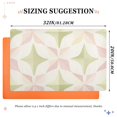 thumbnail image 6 of Yayeee Doormat for Indoor Entrance 32" x 20" Non Slippery Floor Rug, Pastel Pink Geometric, 6 of 8