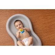 Peanut® Changer – The Original Made in USA Easy-to-Clean Changing pad and The only Shell Over Foam, Fully impermeable to Fluid - Gray