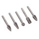 thumbnail image 5 of 5PCS 1/4in 6mm Head Rotary Burr Bits Tungsten Steel Grinder Files for Metal Wood Carving, 5 of 5