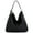 Black, variant on Aida Woven Embellishment Hobo Bag in Stone
