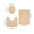 thumbnail image 3 of EGNMCR Bathroom Rugs, Rugs for Living Room, Kitchen Rugs Bathroom Toilet Cover Bathroom Mats Absorbent Printed Floor Mats Bathroom Toilet 3 Piece Floor Mat Set carpeting carpeting, 3 of 8