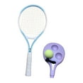 thumbnail image 3 of Vsenkes Tennis Ball Self Practice Solo Training Lightweight Tool Tennis Racket Tennis er Set for Park Backyard Blue White, 3 of 9