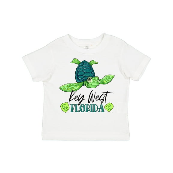 Inktastic Key West, Florida Happy Sea Turtle Boys or Girls Toddler T-Shirt