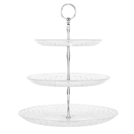 

3-Tier Cupcake Stand Kids Birthday Food Storage Fruit Display Wedding Party