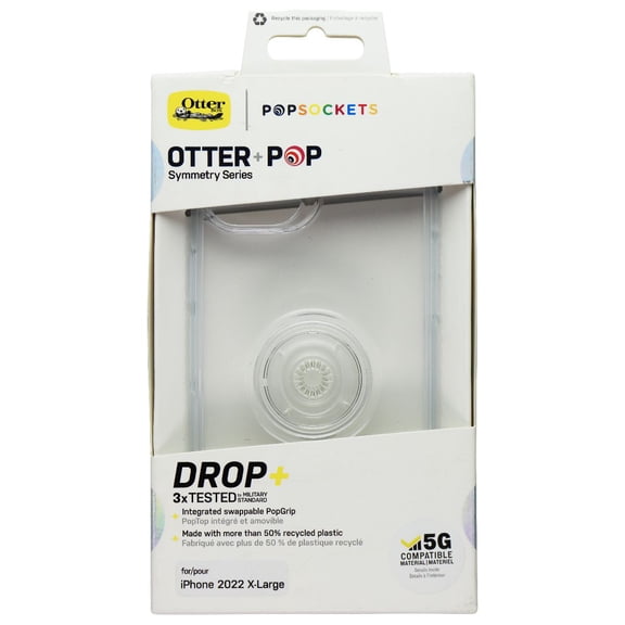 OtterBox Otter   Pop Symmetry Series Case for iPhone 14 Plus - Clear
