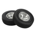 thumbnail image 3 of CNC Metal Rim Tires Wheel, Antislip Practical 2PCS 85mm RC Rubber Tires  for 1/14 RC Car for  Tractor, 3 of 8