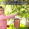 thumbnail image 6 of Oggfader Solar Lights Outdoor Waterproof Led Lantern Hanging Solar Lantern Outdoor Decor Solar Patio Lamp Solar Lantern Light Romantic Hanging Light Table Light Desk Lamp Hollow Out, 6 of 7