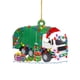 thumbnail image 2 of Ganfancp 1Pc Adornos de Navidad Colgante Decoración Regalo Producto Personalizado Familia de Hierro Camión de Bomberos, Excavadora,Excavadora Colgante Ofertas Del Día 1X Colgante + 1X Cinta, 2 of 7