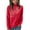 54#Red, variant on Women's Turtleneck Mock Neck Sweater Long Sleeves Casual Dressy Knit Pullover Tops Fall Winter Trendy Red 2XL