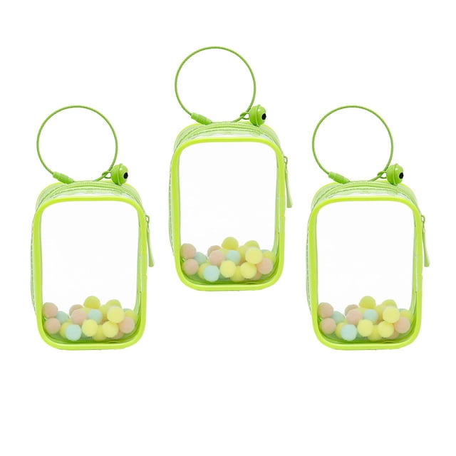 Bolsa pequeña de PVC para muñecas Hugo Organizador colgante transparente
