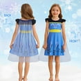 thumbnail image 3 of Benylion Princess Dress With Cape Girls Fancy-Dress Costume Halloween Birthday Party Cosplay Outfit for 11-12 years, 3 of 6