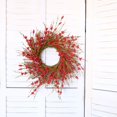 thumbnail image 3 of JEWLALO 14" Spring Artificial Forsythia Flower Wreath, All Year Around Wreath for Front Door, Wedding Window Home Wall Indoor Front Door Decor (Red), 3 of 7
