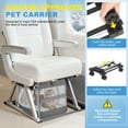 thumbnail image 4 of AMTPM Pet Carrier with Wheels for Cats, Cat Carrier with Telescopic Handle, Collapsible Rolling Pet Travel Bag Carrier for Airline Approved, 4 of 9