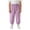 1 Purple, variant on SROBPTY Kids Summer Pants Solid Mid-High Waist Breathable Loose Trousers for Casual Use 5-16 Years