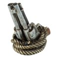 thumbnail image 3 of Western Double Six Shooter Cowboy Pistol Guns With Bull Ropes Wine Holder Caddy, 3 of 6