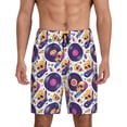 thumbnail image 1 of Fotbe record rock Skull star Pantalones Cortos de Pijama para Hombre, Ropa de Dormir, Pantalones de Pijama Cortos para Hombre-XX-Large, 1 of 6