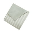 thumbnail image 4 of HOMETRENDS 3-Piece Green Stripe Duvet Cover Set, King, 4 of 5