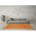 thumbnail image 3 of Ahgly Company Indoor Round Abstract Orange Modern Area Rugs, 6' Round, 3 of 4