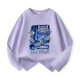 thumbnail image 1 of Camiseta holgada de manga larga con cuello redondo de Demon Hunters KPop para niños, ropa informal para niños de 100 a 160 cm, 1 of 5