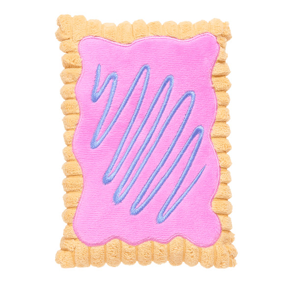 BARK Toaster Poodle Plush with Crazy Crinkle Dog Toy, All Size Dogs