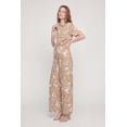 thumbnail image 2 of Women's Tropical Leaf Print Crepe Knit Wide Leg Pants, 2 of 4