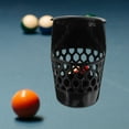 thumbnail image 4 of Miangastore Black Plastic Billiard Drop Ball Basket for Pool Table Storage Sturdy and Durable 6.5 Inches, 4 of 8