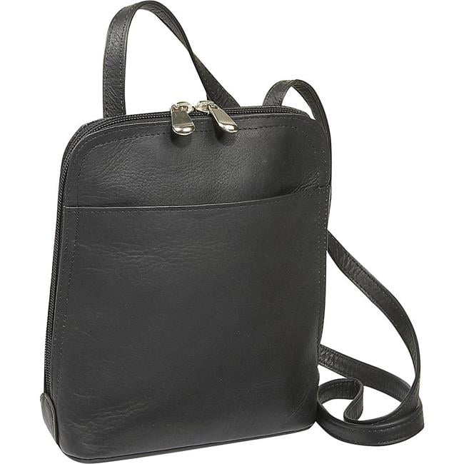 Le Donne Leather UZip Mini Crossbody Shoulder Bag T310b