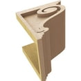 thumbnail image 6 of 7"W x 7"D x 7"H Wide Scroll Rough Cedar Woodgrain TimberThane Corbel, Primed Tan, 6 of 6