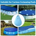 thumbnail image 7 of 8 Pack Pool Cover Weights with Hooks, Leakproof Swimming Pool Cover Hanging Bag Thick PVC Pool Water Bags, Antifreezing Winter Pool Tarp Weights for Above Ground Pool Cover, Light Blue, 7 of 7