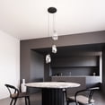 thumbnail image 5 of Sonneman 2971.25C Liquid 3 Light 14" Wide Full Sized Pendant - Black, 5 of 7