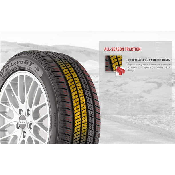 Yokohama Avid Ascend Gt 175 65r15 84h Tire Walmart Com Walmart Com