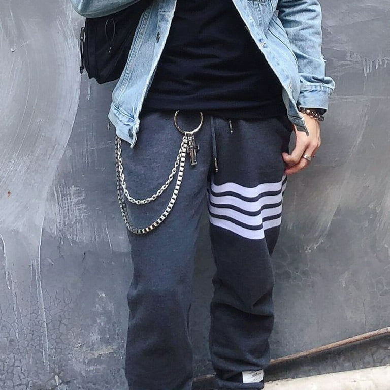 TINYSOME Hip Hop Chain Rock Pocket Chains Secure Travel Wallet Chain Metal  Vintage Punk Jean Chains All-match for Male Female 