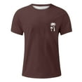 thumbnail image 3 of Playeras Oversize Para Hombre, Camiseta Informal De Verano De Cuello Redondo Y Manga Corta Con Diseño De Árbol De Coco Para Hombre, 3 of 4