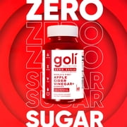 (2 pack) Goli Apple Cider Vinegar Zero Sugar Vegan Gummies, Vitamin B12, 60 Count