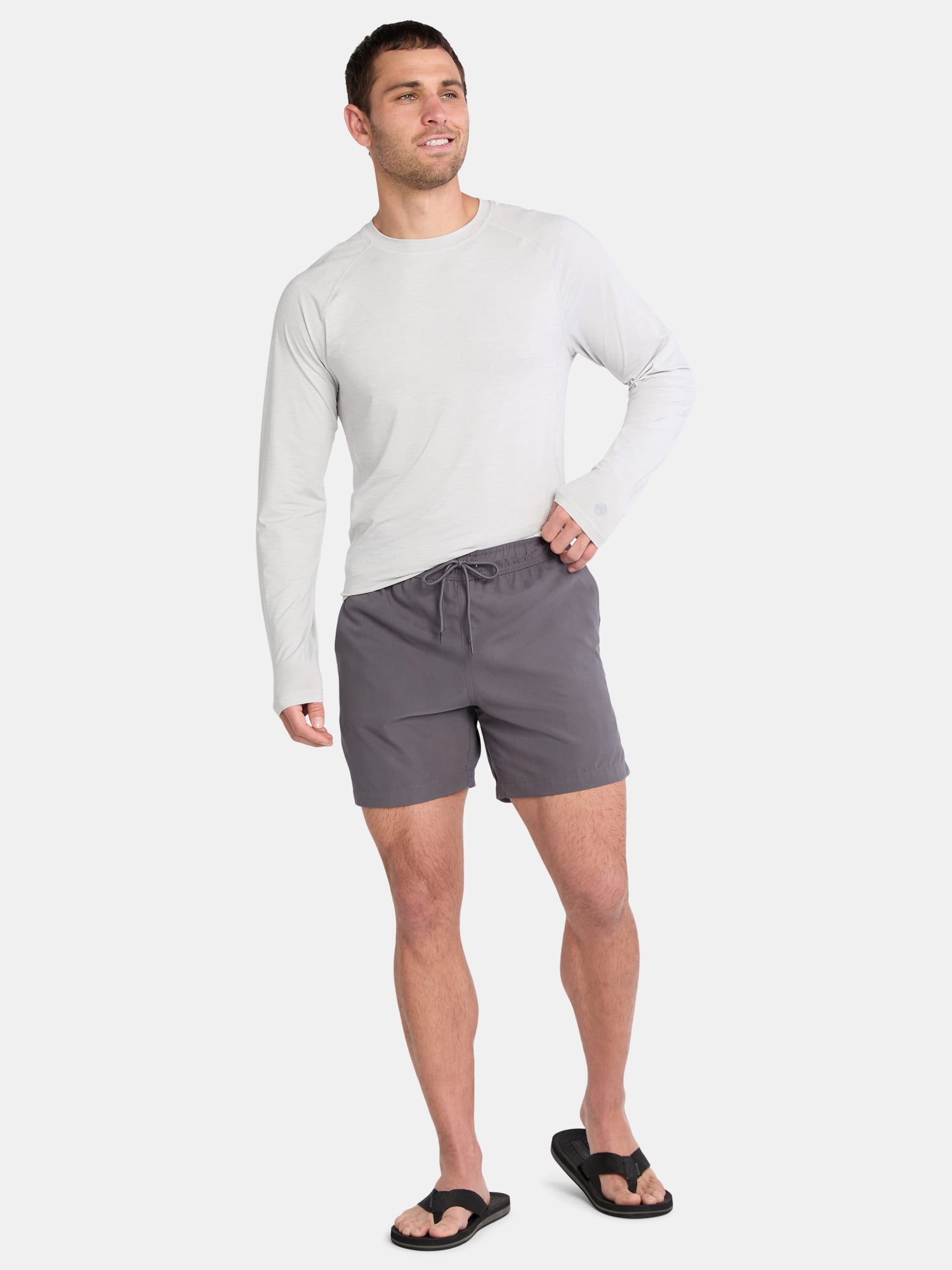George Men's and Big Men's Swim Trunks, 6'' Inseam, 2-Pack, Sizes S-3XL