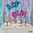 thumbnail image 5 of KatchOn, XtraLarge Pink and Blue Streamers - 8x3.2 Feet, Pack of 2 Gender Reveal Decorations | Baby Gender Reveal Backdrop Boy or Girl | Pink and Blue Backdrop for Pink and Blue Party Decorations, 5 of 7