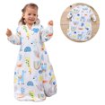 thumbnail image 2 of Saco de dormir infantil de invierno con cremallera bidireccional Saco de dormir para niños Saco de dormir de algodón orgánico con saco de dormir de manga extraíble Zhivalor 2034402-2, 2 of 4