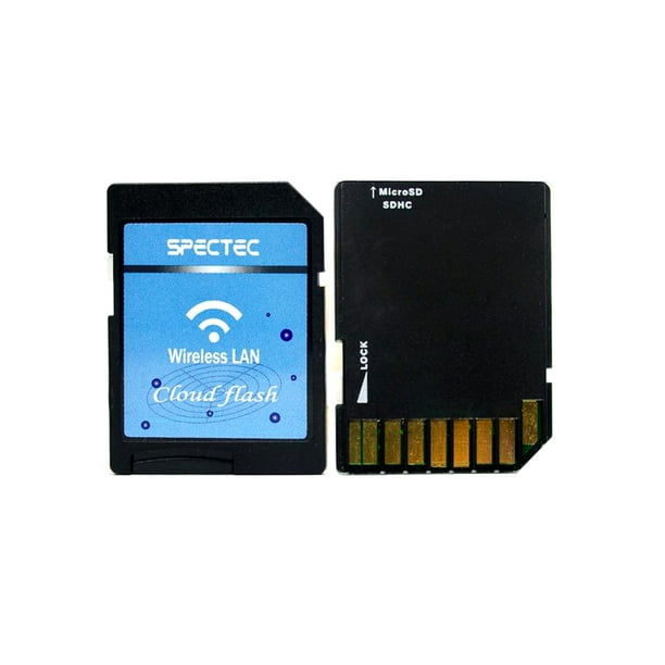 Spectec Cloud Flash Wireless Lan Adapter Wi Fi Sdhc For Microsd Cards Walmart Com Walmart Com