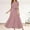 Pink, variant on Patlollav Womens Plus Size,Fashion Women's Round Neck Short Sleeve Beach Polka Dot Bandage Long Maxi Dress