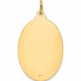 thumbnail image 4 of 14K Yellow Gold Solid Polished/Satin Large Oval St. Christopher Medal (36.25 X 20.2) Made In United States -Jewelry By Sweet Pea, 4 of 7