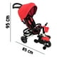 thumbnail image 2 of Triciclo Para Niños Evolutivo Convertible T200s Rojo, 2 of 2