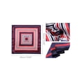 thumbnail image 2 of INSPIRE CHIC 2Pcs 19.6"x19.6" Women's Satin Square Scarves Head Neckerchief Hair Wrap Neck Scarf Red Blue&Dark Blue 50*50cm, 2 of 5