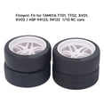 thumbnail image 2 of <p>RC Wheel Tires, Durable Strong Buffering 4Pcs RC Wheel Rims Tires Stable Wear  65mm For TT01 TT02 XV01 94122 1/10 RC Cars</p>, 2 of 7